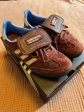 Wales Bonner x adidas Samba Burgundy Suede Sneakers